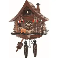 Engstler - 471_Q - Coucou - Quartz - Noyer - 25 cm