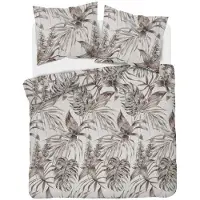 Detexpol Satin literie 140x200 4765 B beige feuilles Home Satin 54