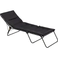 Lafuma Lit de soleil Siesta L Air acier