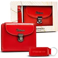 Peterson Coffret : Portefeuille en cuir pour femme et porte-clés Lumarko