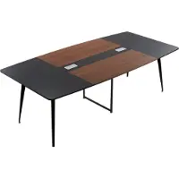 Vevor Table de conférence rectangulaire de 2400 mm pour 10 personnes