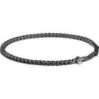 Maserati Tennis Bracelet Argenté Homme