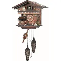 Engstler - 440_Q - Coucou - Quartz - Noyer - 26 cm