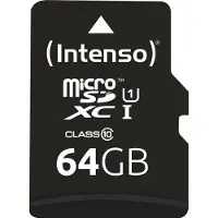 Intenso 3423490 mémoire flash 64 Go MicroSDXC UHS-I Classe 10