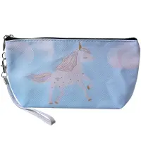 Juleeze JZTB0021 Trousse de maquillage Licorne bleue 23 x 13 cm
