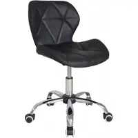 Vdd Chaise de bureau au design moderne - fauteuil de direction - hauteur réglable - noir