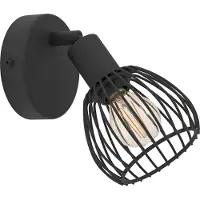 Eglo Projecteur de lampe filaire Sonnino noir - E14