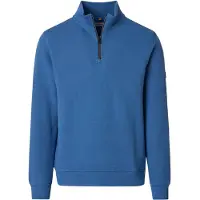 REDMOND Casual Regular Fit Troyer bleu, Unicolore
