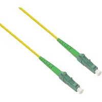 Helos 372007 Câble patch Fibre optique LC/APC 9/125µm OS2 2m jaune
