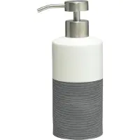 Sealskin Distributeur de savon Doppio Porcelaine grise, 361840214
