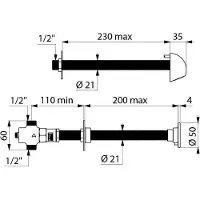Delabie DU-combination TEMPOSTOP AB Hw.-Mont. 200