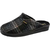 Fischer Markenschuh Fischer : chaussures de marque. Andy : chaussures pour hommes. Chaussons. Sandales. Noir. Chaussures de loisirs
