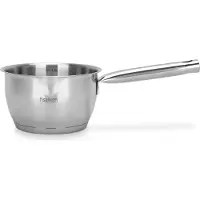 Fissman Casserole -Leda, acier inoxydable, 14 x 8,5 cm, 1 l, argent
