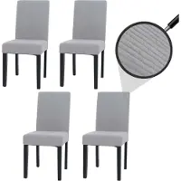 Mendler Chaise de salle à manger Littau Velours (lot de 4)