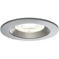 Paulmann Ensemble de spots encastrables LED SmartHome Zigbee, IP44, 3 x 4,8 W RGBW, tension fixe 230/24 V, 36 W, diamètre 80 mm, finition chromée mate/aluminium