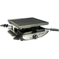 Swissmar Gril à raclette de Genève, Appareil à raclette, Noir, Argent