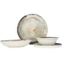 RINART set de vaisselle (Medium) - Obvara - 24 pièces - 6 personnes - Porcelaine