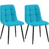 CLP lot de 2 chaises de salle à manger Tilde