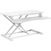 Vdd Bureau assis debout rehausseur ergonomique - poste de travail réglable en hauteur - 80 cm de large