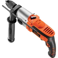 Black & Decker Perceuse à percussion 850w 2 vitesses en coffret kr8542k