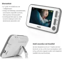 Reer BabyCam L - Écoute-bébé vidéo 80430