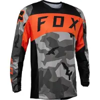 FOX 180 BNKR Maillot MX Gris/Camouflage/Orange M hommes