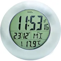 AMS Horloge murale radio, mouvement radio, D17x6cm, 5929