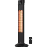 Auronic Chauffage infrarouge - - Debout - 20m2 - Electrique - 2000W - Télécommande - 3 niveaux - Noir