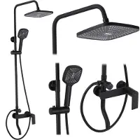 REA Kit De Douche Storm Black Matt