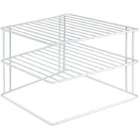 Metaltex silos 364202 tagre d'angle porte-assiettes blanc 25 x 25 x 19 cm