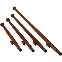 Talamex Teak Flag Pole Doré 60 cm