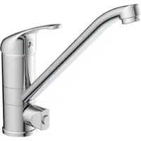 Schutte Robinet de cuisine SCHÜTTE ULTRA, Robinet de cuisine avec raccord pour lave-vaisselle, Mitigeur Cuisine, Chrome