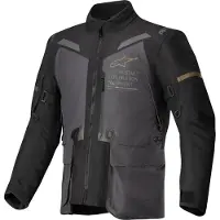 Alpinestars ST-7 2L Gore-Tex veste textile imperméable moto, noir/gris, 3XL