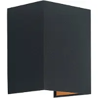 LINDBY - Lukani Applique Murale Black/Gold/Nickel