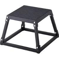 Vevor Boîte de Pliométrie 305 mm de Haut Plateforme Pliométrique Antidérapante Charge 227 kg Boîte à Saut Musculation Fitness Crossfit pour Entraînement Pliométrique Step-up Pompe Squat Gym Domicile