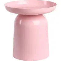 Beliani Table D'appoint Torrens Métal Rose Pastel