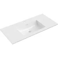 Mexen Otis lavabo encastré 101 x 46,5 cm, blanc brillant - 25181000