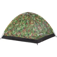 Springos Tente de camping 2 personnes avec moustiquaire 1 chambre armature en fibre de verre ventilateur