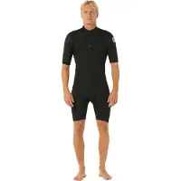 Rip Curl Dawn Patrol Spring 22 2 Mm Short Sleeve Back Zip Shorty Noir S Homme