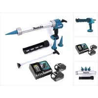 Makita DCG 180 RGX Akku Kartuschenpistole 18 V + 2x Akku 6,0 Ah + Ladegerät