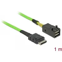 DeLOCK OCuLink PCIe SFF-8611 > SFF-8643 cable, 1 m, 1 m, OCuLink PCIe SFF, Male/Male, Vert, 1 pièc.