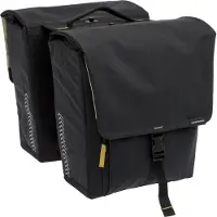 New Looxs Double sacoche vélo Tulum 32 litres 35 x 17 x 37 cm (2x) - noire amovible