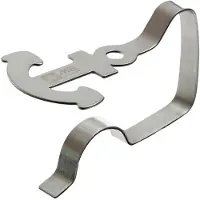 Marine Business Clip coupe-vent Argent Argent One Size