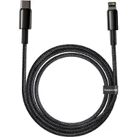 Baseus Câble Usb-C Do Lightning Tungsten Gold, 20W, 5A, Pd, 2M (Czarny)