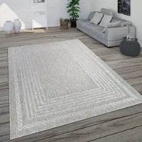 Paco Home Tapis d'intérieur et d'extérieur pour balcon, terrasse, cuisine, style scandinave moderne, dimensions 80 x 150 cm