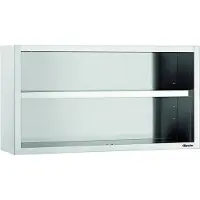 Bartscher Armoire Suspendue Ouverte | 1200 (L) x 400 (P) x 660 (H) mm