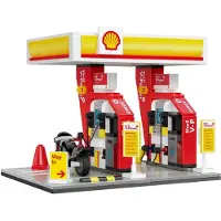 Cada Surtidor Shell Construction Game 305 Pieces Rouge Enfants