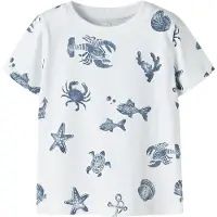 Name it T-Shirt 'NMMFille' saphir / blanc