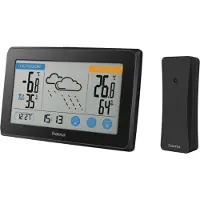 Hama Touch - Station météo - sans fil - noir
