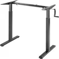 Vdd Cadre de bureau assis sur pied - réglable en hauteur - taille du bureau 90 à 140 cm
